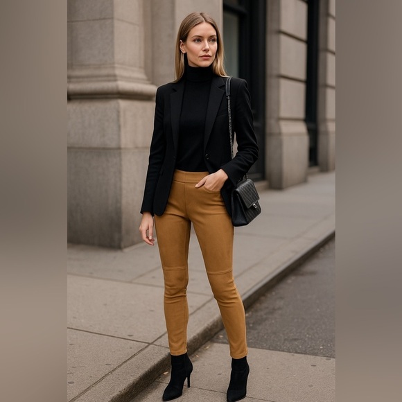 Marc New York Other - 🧸 Marc New York by Andrew Marc Faux Suede Leggings Size Small